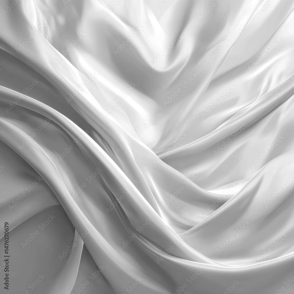 Aufkleber soft, flowing white fabric drapes elegantly, creating a sense of tranquility and sophistication thro