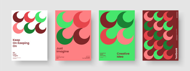 Obraz premium Isolated Book Cover Template. Creative Poster Design. Geometric Banner Layout. Flyer. Background. Report. Business Presentation. Brochure. Portfolio. Notebook. Pamphlet. Advertising. Brand Identity