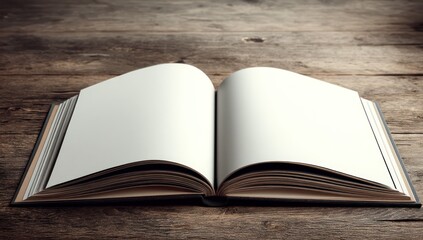 Book mockup with an empty area for inserting author information, ads, or branding designs.