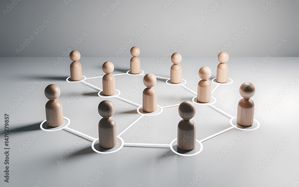 Poster understanding social networks a visual representation of connections, communities, and the power of 