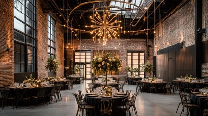 Industrial Chic Wedding Venue with Stunning Decor