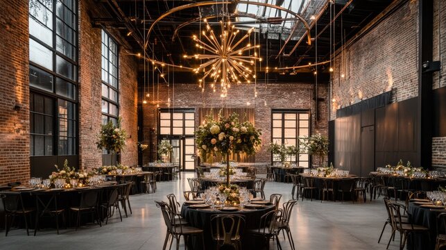 Industrial Chic Wedding Venue with Stunning Decor