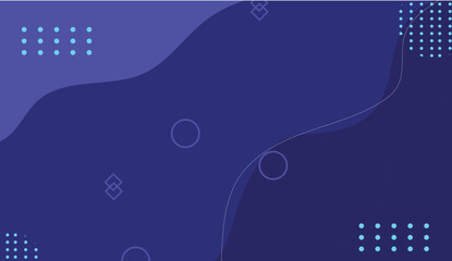 Abstract Blue Geometric Shapes Design for Presentation and Social Media