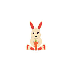 cute rabbit mascot