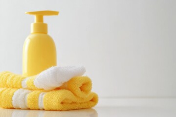 gentle baby shampoo bottle isolate on white background