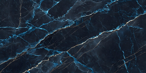 Black and blue marble stone background