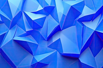 Abstract blue polygon texture