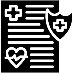 Fototapeta premium Health Plans Icon
