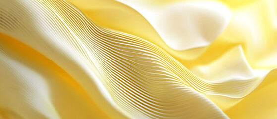 Elegant yellow gold abstract liquid waves texture, perfect as a luxurious background for website, banner, fashion design, or print advertising