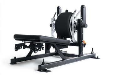 glute kickback machine isolate on white background