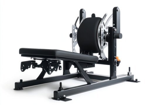 glute kickback machine isolate on white background