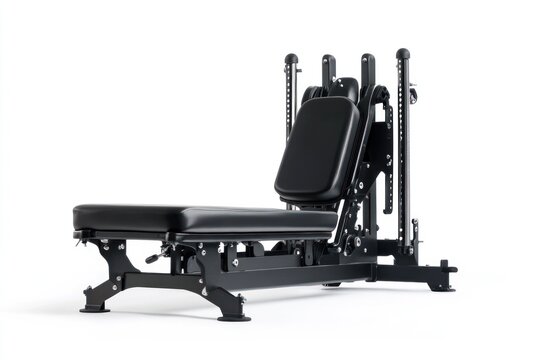 glute kickback machine isolate on white background