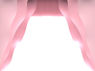 pink curtain background, abstract pink curtain
