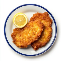 Crispy breaded chicken cutlets with lemon (1)