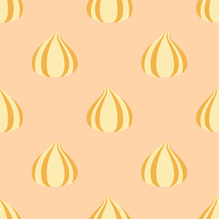 Siu Mai (Shumai) Chinese dumplings illustration pattern background. dumpling pattern background. Dim sum pattern background. Masala Momos illustration.