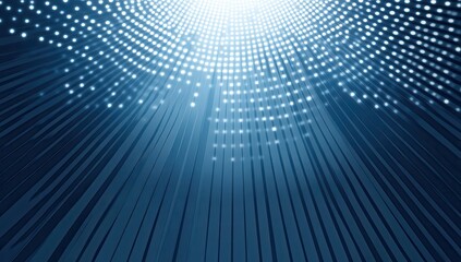 Fototapeta premium Abstract light beams converge, creating a radiant, circular glow