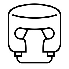 Boxing helmet icon