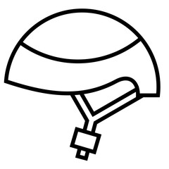 Bike helmet icon