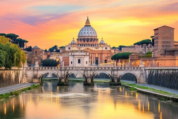 Vatican City at Sunset