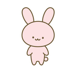 かわいいこうさぎのイラスト