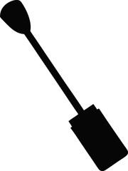 Eyeshadow Applicator Silhouette Vector Illustration