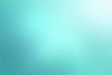 Soft gradient background in tranquil turquoise and white colors ideal for design purposes