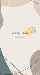 抽象的な背景イラスト