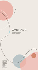 抽象的な背景イラスト