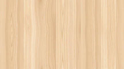 Naklejka premium High-Resolution Photorealistic Seamless Maple Wood Texture with Light Brown and Creamy Tones, Fine Straight Lines, Organic Wood Patterns, Top-Down View, Tileable, Suitable for Architectural Visualizat