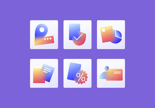 Professional Document Icon Set