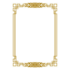 gold decorative border frame ...