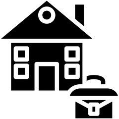 Portfolio Building Icon