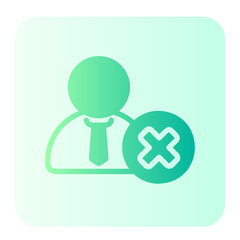 cancel gradient icon