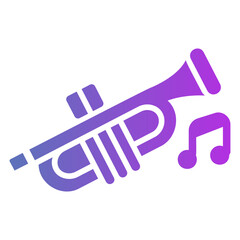 trumpet Gradient icon