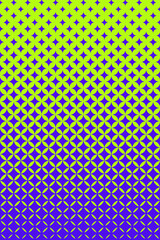 黄緑と紫の幾何学模様がグラデーションで構成された抽象的背景 | Abstract geometric background with lime green and purple gradient pattern