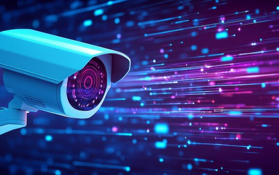 Surveillance camera in a digital data stream