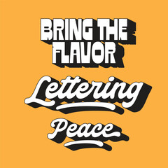 typography illustration design