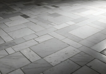 Fototapeta premium Medieval Floor Tiles with Simple Cross Design Patterns