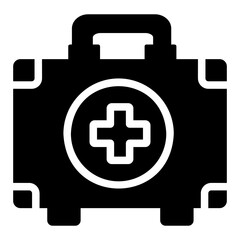 Fototapeta premium first aid kit Line Icon