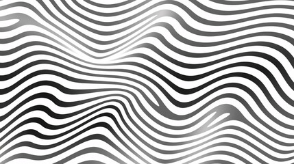 Minimalist white background with wavy lines, grid, and art deco dots. Ideal for tech presentations.

