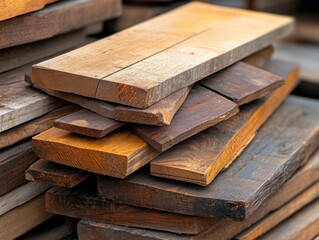 Wood stacking demonstration workshop photo collection indoor close-up craftsmanship techniques