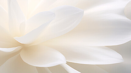Fototapeta premium Macro photo of white flower petals with edge details, ideal for decoration, background, or greeting cards.