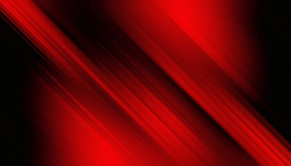 Red and black light gradient pattern with textured floor and wall metallic surface for modern architectural design background