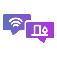 conversation Gradient icon