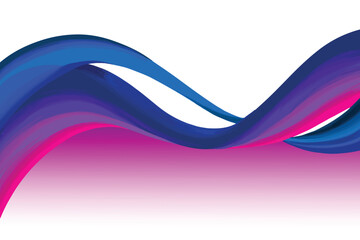 Abstract flowing colorful stylish wave background