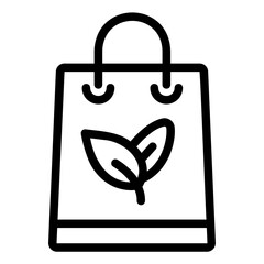 eco bag Line Icon
