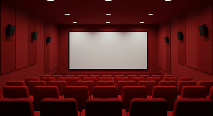 Fototapeta premium empty cinema auditorium