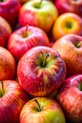 Close-up photography of apples