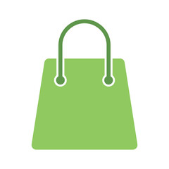 shopping bag sign symbol vector flat icon