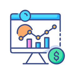  Stylish Financial Forecast Icon for Analysis
